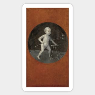 Christ Child with a Walking Frame - Hieronymus Bosch Sticker